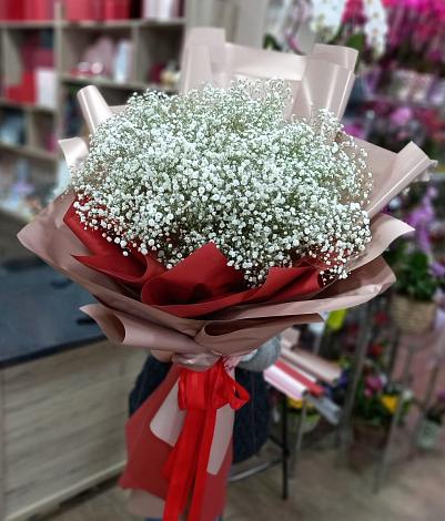 Букет цветов из: Гипсофила в Хохлово