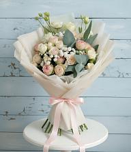 Букет цветов из:  Розы и Лизиантусы в Хохлово