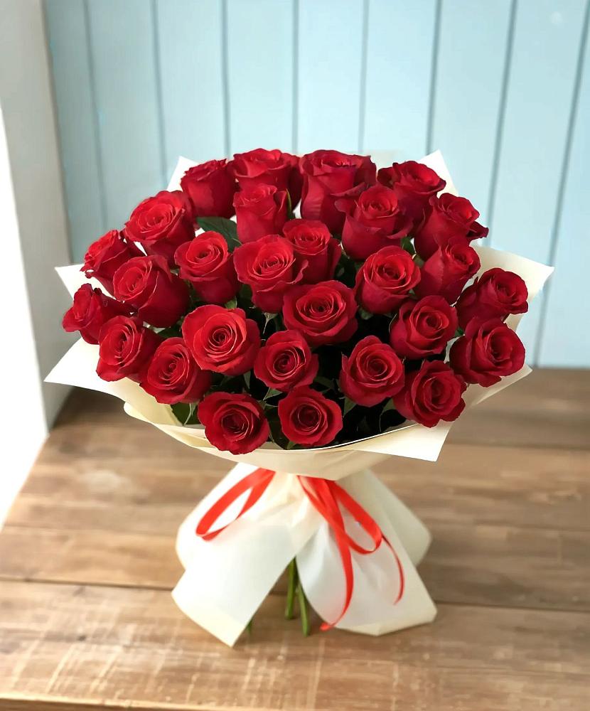 Букет 29 Красных роз в Хохлово