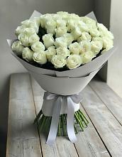 Букет 35 Белых роз в Хохлово