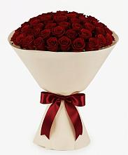 Букет 101 Бордовая роза Блэк Бакарра в Хохлово