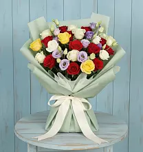 Букет цветов из:  Розы в Хохлово