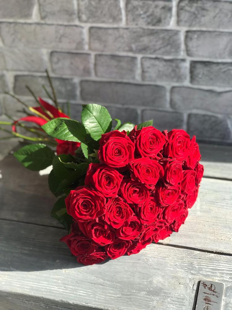 Букет Красные розы Фридом в Хохлово