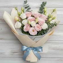 Букет цветов из:  Лизиантусы в Хохлово