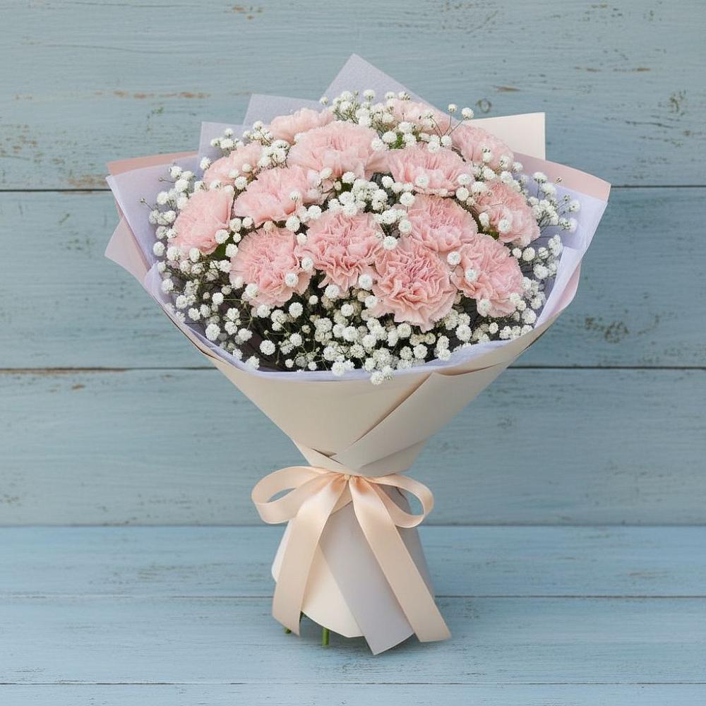 Букет цветов из: Гвоздики в Хохлово