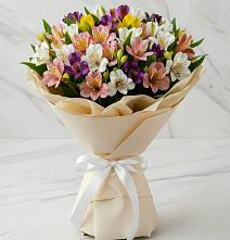 Букет цветов из:  Альстромерии #REPLACE_PRED# Хохлово