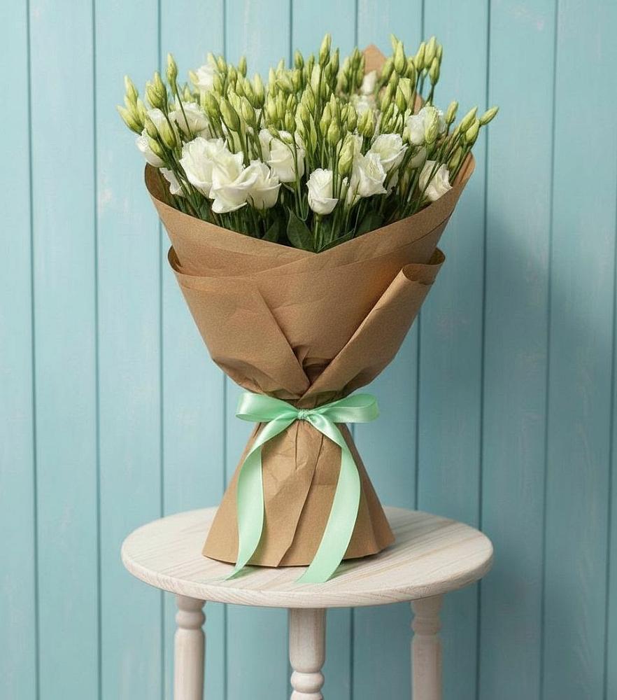 Букет цветов из: Лизиантусы в Хохлово