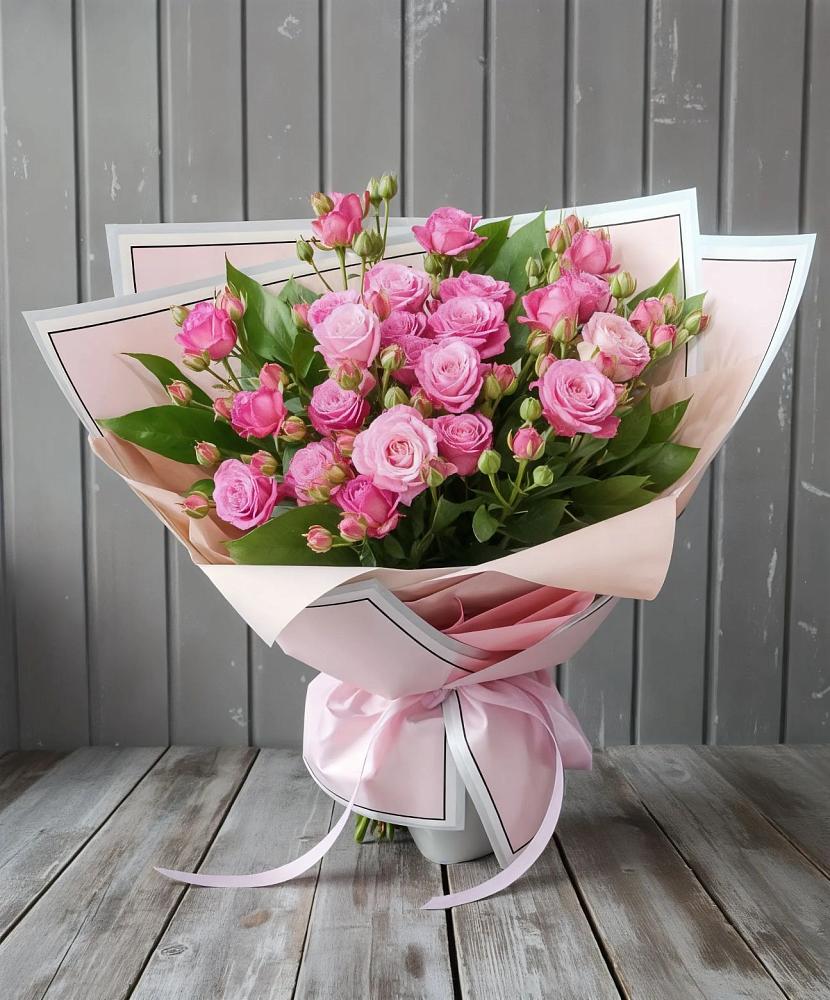 Букет Розовый кустик в Хохлово