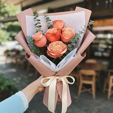 Букет цветов из:  Розы в Хохлово