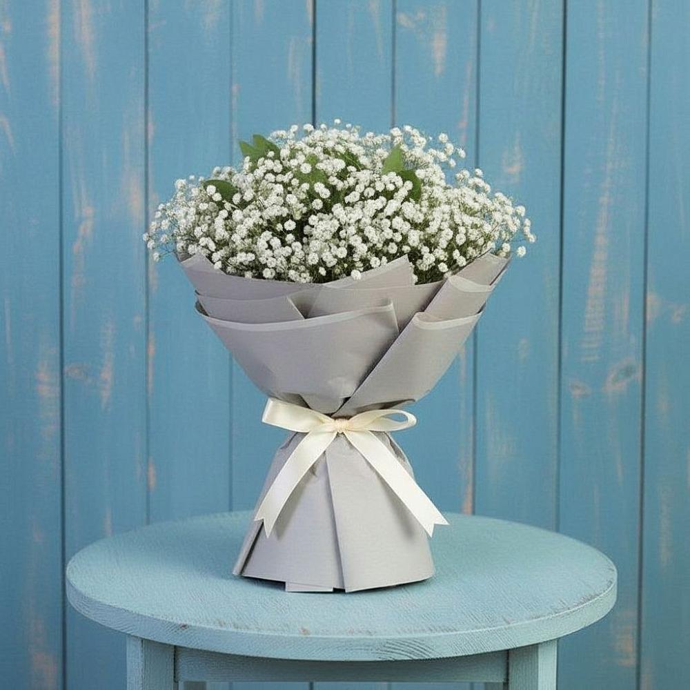 Букет цветов из: Гипсофила в Хохлово