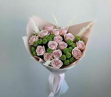 Букет цветов из:  Розы и Хризантемы в Хохлово
