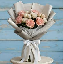 Букет цветов из:  Розы в Хохлово