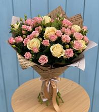 Букет цветов из:  Розы в Хохлово