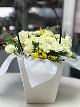 Цветочная композиция из Розы  в Хохлово