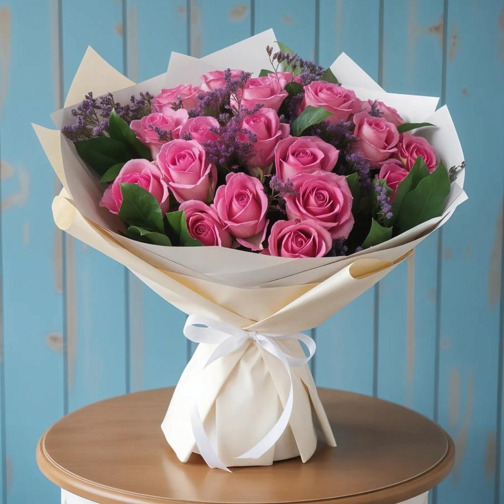 Букет цветов из: Розы в Хохлово